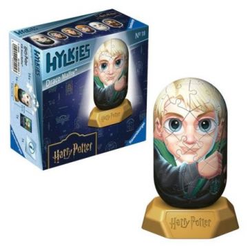 Ravensburger - Puzzle 3D Hylkies Harry Potter mini figurina de colectie Draco Malfoy 54 piese