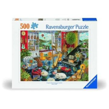 Ravensburger - Puzzle sala de muzica 500 piese design nou