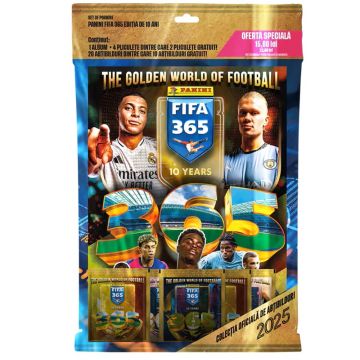 Set album si stickere, Panini, FIFA 365, Editie 10 ani, 2025