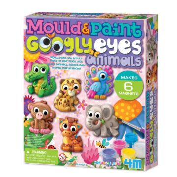Atelier creativ, Avenir, Modeleaza si picteaza, Animale cu ochi mobili