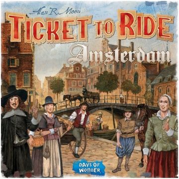 Joc Asmodee - Ticket to Ride Amsterdam, lb. engleza