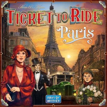 Joc Asmodee - Ticket to Ride Paris, lb. engleza