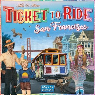 Joc Asmodee - Ticket to Ride San Francisco, limba engleza