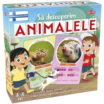 Joc educativ Tactic - Sa descoperim animalele