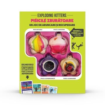 Joc Exploding Kittens, Pisicile zburatoare, lb. romana
