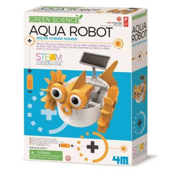 Kit Constructie robot ecologic acvatic, 4M, Stiinta verde