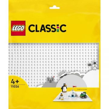 Lego Classic - Placa de baza alba 4 ani+ (11026)
