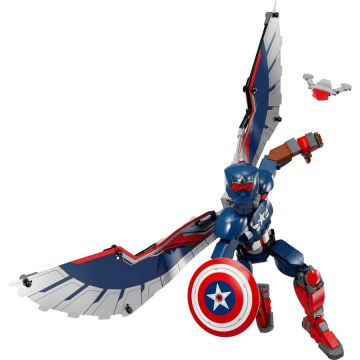 LEGO® Jucarie LEGO MARVEL, Figurină nouă de construcție Căpitanul America