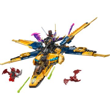 LEGO® Jucarie LEGO NINJAGO, Superavionul cu reacție al lui Ras și Arin