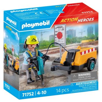 Playmobil PM71752 Muncitor cu ciocan demolator