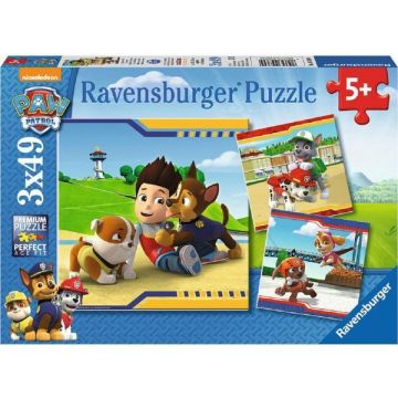 Puzzle 3 in 1. Patrula catelusilor