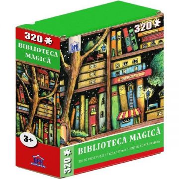 Puzzle 320 piese. Biblioteca magica