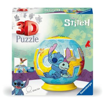 Puzzle 3D Ravensburger bila Disney Stitch 72 piese