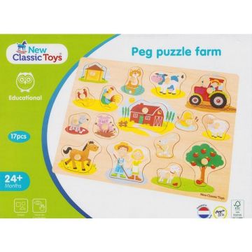 Puzzle lemn. Ferma