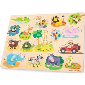 Puzzle lemn: Safari