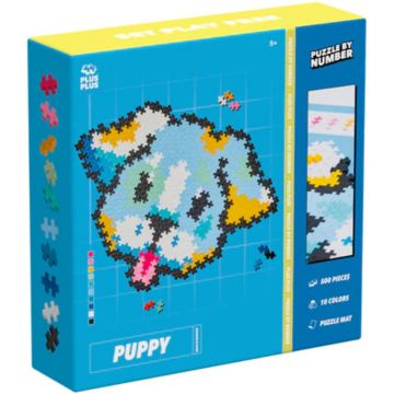 Puzzle pe numere, Plus-Plus, 500 piese, Catelus