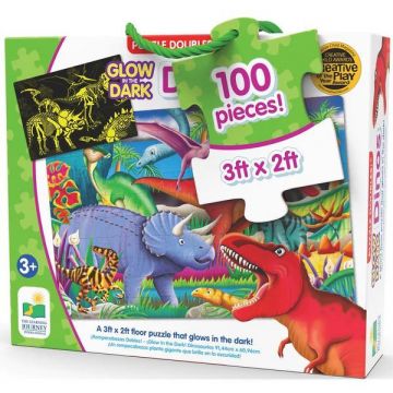 Puzzle straluceste in intuneric. Dinozauri