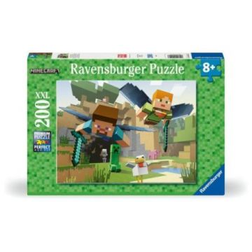 Ravensburger - Puzzle aventurile Minecraft 200 piese XXL