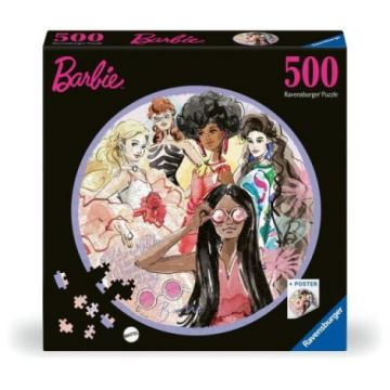 Ravensburger - Puzzle cerc Barbie 500 piese