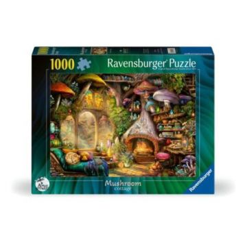 Ravensburger - Puzzle coliba ciupercutelor 1000 piese