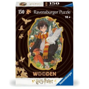 Ravensburger - Puzzle contur din lemn Harry Potter 150 piese
