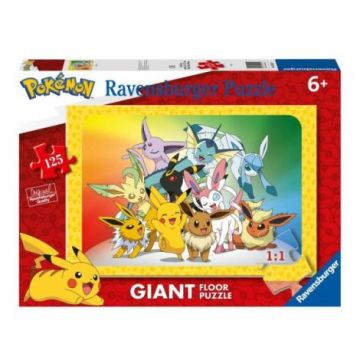 Ravensburger - Puzzle mare de podea Pokemon 125 piese