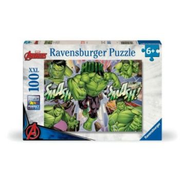 Ravensburger - Puzzle Marvel Hulk 100 piese XXL