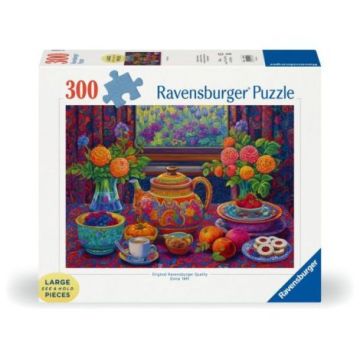 Ravensburger - Puzzle pauza de ceai 300 piese mari