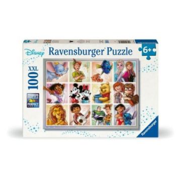 Ravensburger - Puzzle personaje Disney 100 piese XXL