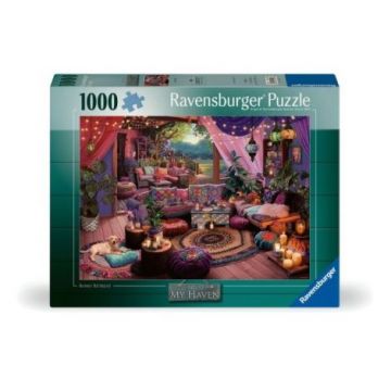 Ravensburger - Puzzle refugiu in stil boem 1000 piese
