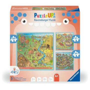 Ravensburger - Puzzle Up istorie 3 puzzle 100 121 144 piese
