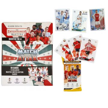 Set cartonase in cutie metalica Topps, UEFA Match Attax 2024-2025, Masters