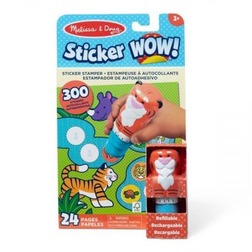 Activitati cu autocolante Sticker WOW Tigru