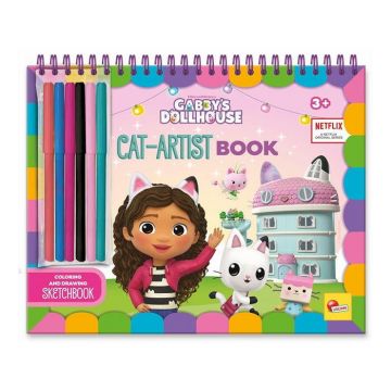 Carte cu activitati Gabby s Dollhouse - Gab-Tastic