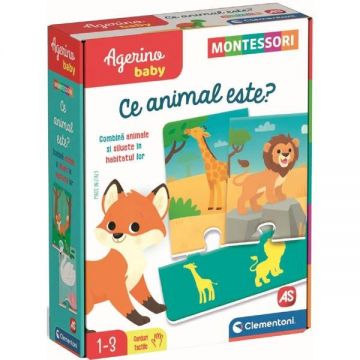 Joc educativ Agerino Baby: Ce animal este. Montessori