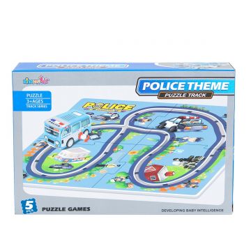 Joc si puzzle 2 In 1, Masina de politie