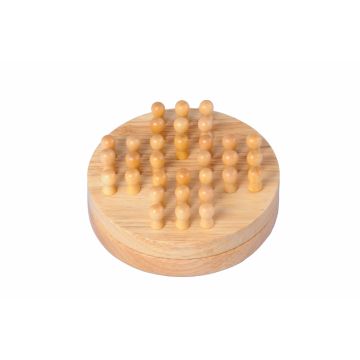 Jos Solitair mini de lemn, diametru 12 cm