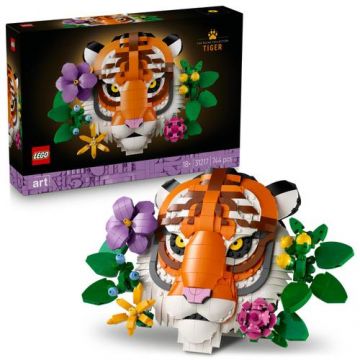 LEGO® ART - Colectia de fauna – Tigru 31217, 744 piese