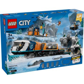 LEGO® City - Trenul expres al exploratorilor spre Polul Arctic (60470)