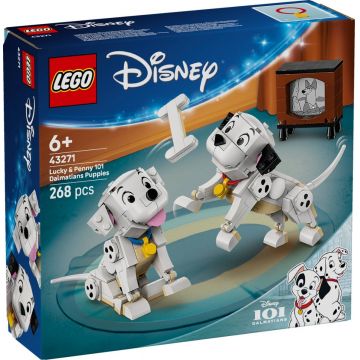 LEGO® Disney Classics - Catelusii Lucky si Penny din 101 Dalmatieni (43271)