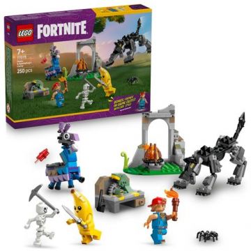 LEGO® Fortnite® - Tabara lui Peely si Sparkplug 77075, 250 piese