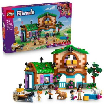 LEGO® Friends - Ferma si grajd pentru ponei 42654, 727 piese
