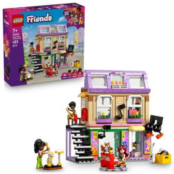 LEGO® Friends - Magazin de muzica si apartament 42653, 483 piese