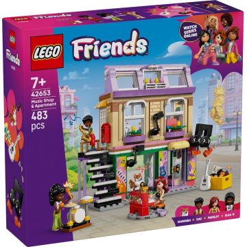 LEGO® Friends - Magazin de muzica si apartament (42653)