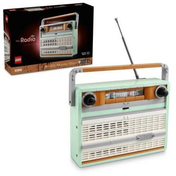 LEGO Icons 10334  Radio Portabil Retro, 906 piese