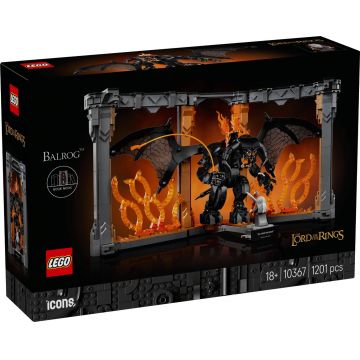 LEGO® Icons - Stapanul inelelor: Diorama pentru biblioteca cu un Balrog (10367)