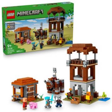 LEGO® Minecraft® - Avanpostul Jefuitorului si Distrugator 21278, 665 piese