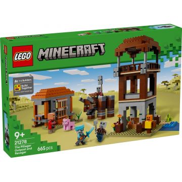 LEGO® Minecraft - Avanpostul Jefuitorului si Distrugator (21278)