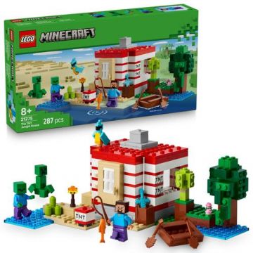 LEGO® Minecraft® - Casa TNT din jungla 21275, 287 piese