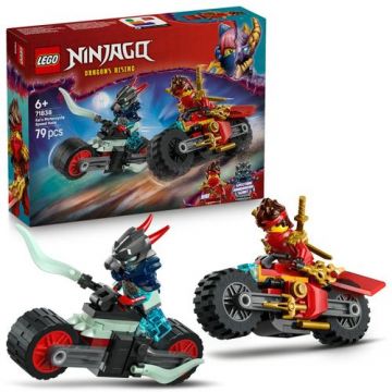 LEGO® NINJAGO® - Cursa de viteza cu motocicleta lui Kai 71838, 79 piese